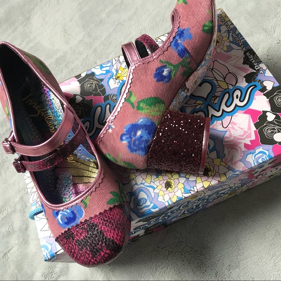 Irregular Choice Shoes - NWT Irregular Choice All Mixed Up Glitter Heels
